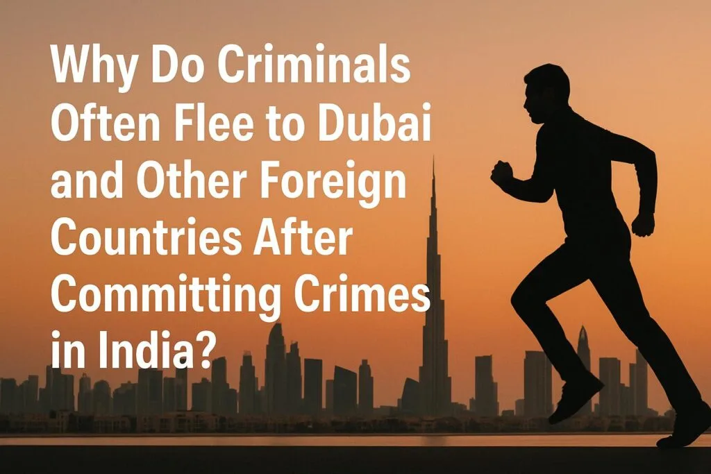 Why Do Criminals Often Flee to Dubai and Other Foreign Countries After Committing Crimes in India?